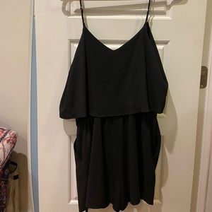 Naked Zebra Black Romper